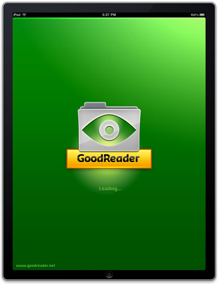 iphone goodreader app keeping deleted files