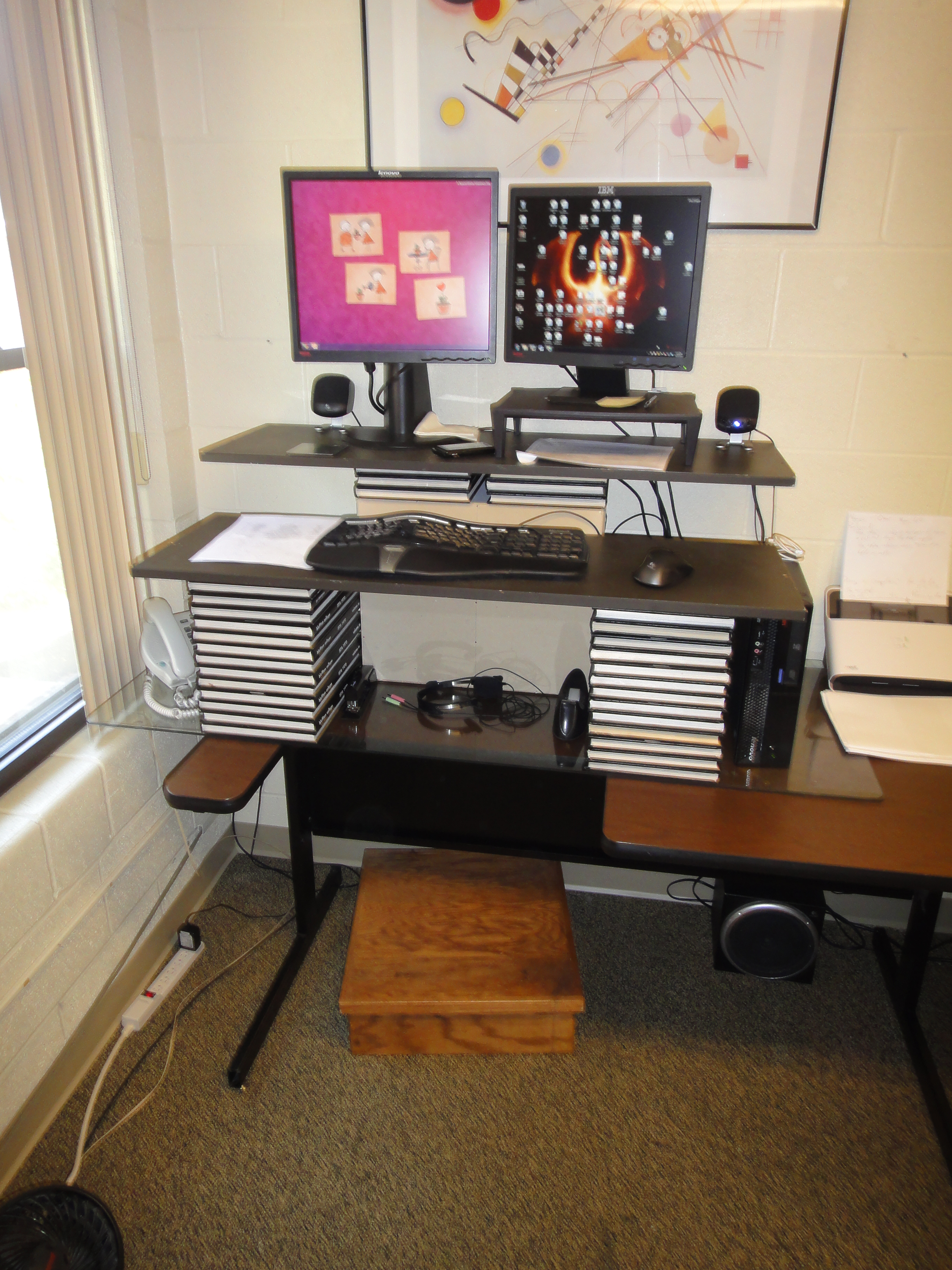 Diy Standup Desk Stand Up For Ergonomics