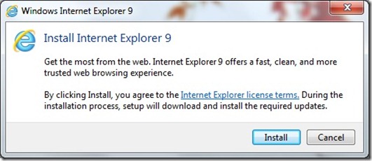 Internet Explorer 9 Beta Drops. It's Lean, Fast and Modern