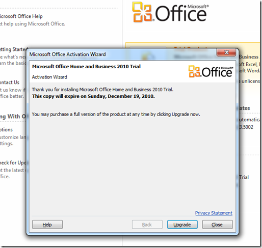 how to upgrade office 2010