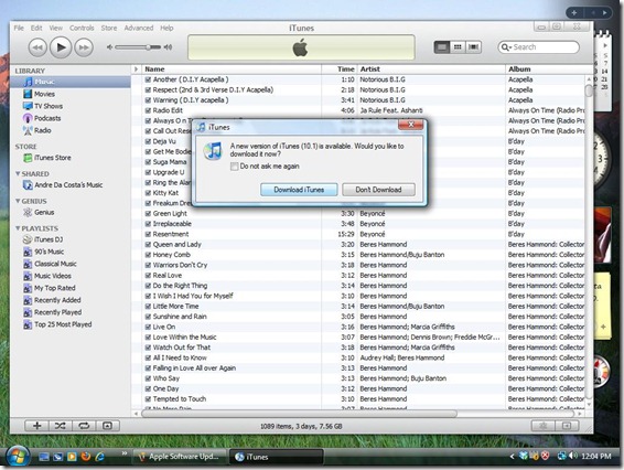 How to Upgrade iTunes in Windows