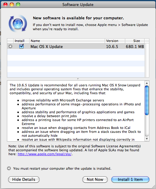 Free Os Update For Mac