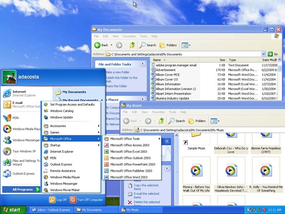 Windows XP Desktop