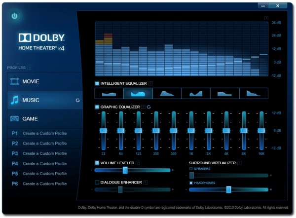 dolby home theater v4 download intel