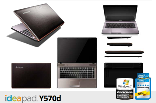 Lenovo IdeaPad Y570d 3D Laptop Announced at CES