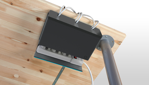Plug Hub Power Strip Organizer Keeps Your Surge Protector And