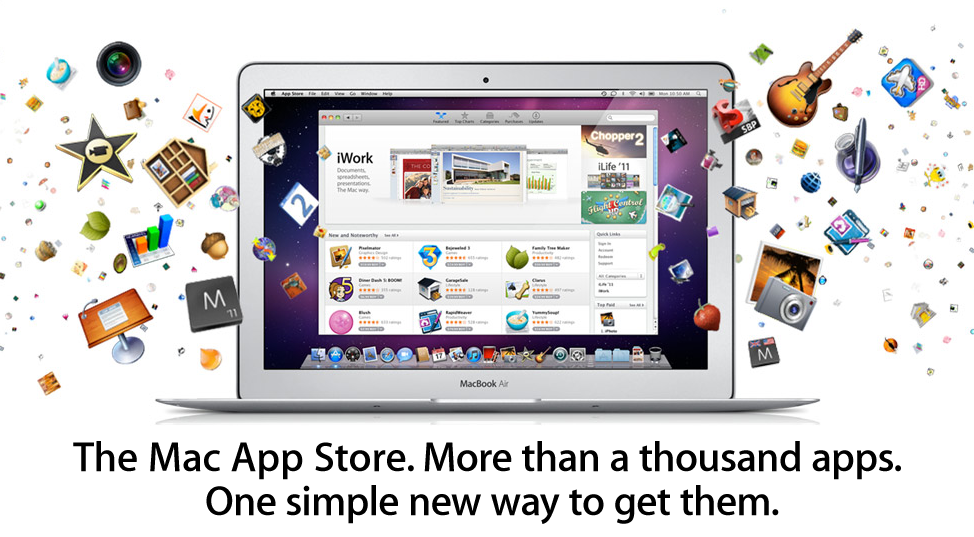 Apple Mac App Store Sees Success and Struggles In 1st Day