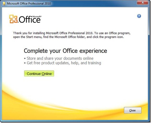 Start Office apps 8