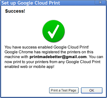 chrome cloud printer