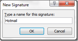 how to add a permanent signature line on outlook emails