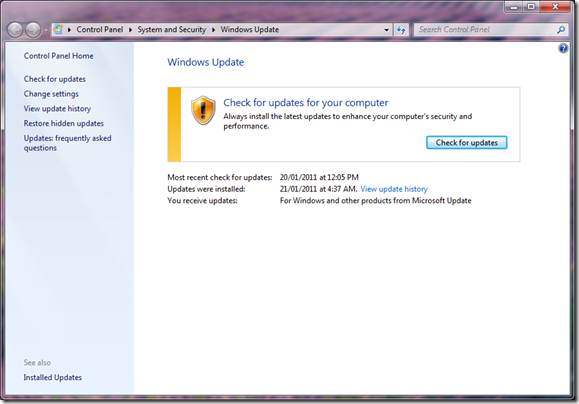 reinstall windows 7