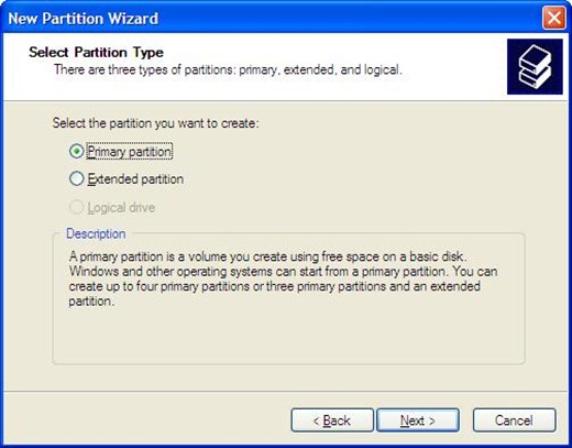 WINXP Partition 5