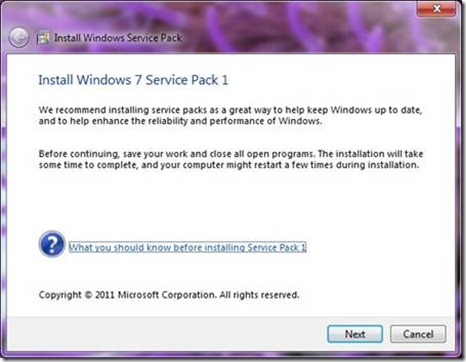 64 bit service pack 1 windows 7