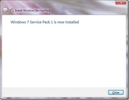 windows 7 service pack 1 won