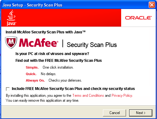 java cools spyware