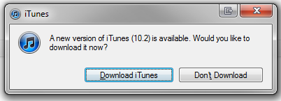 update itunes windows