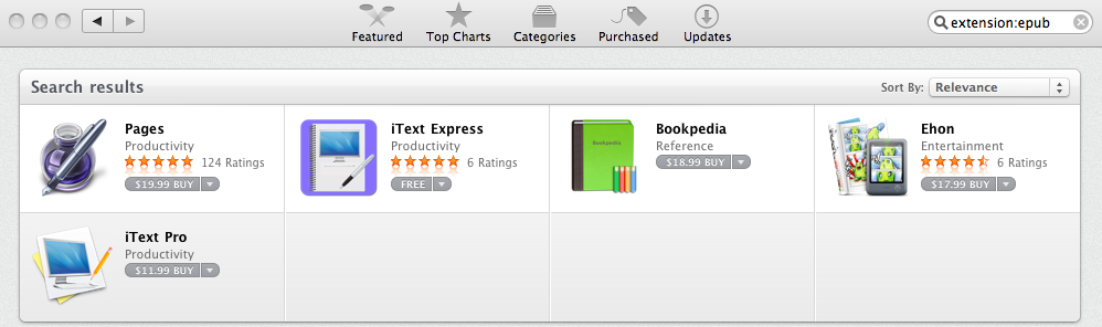 open epub on mac os x