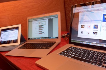 MacBook Pro, MacBook Air and iPad 2