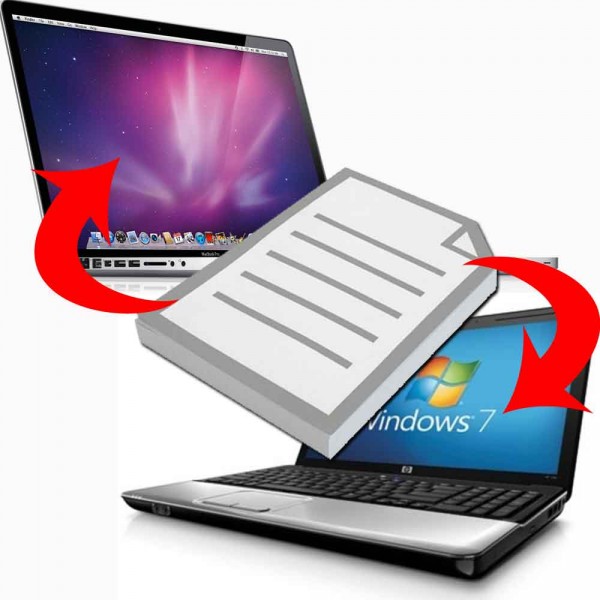 copy mac files to windows