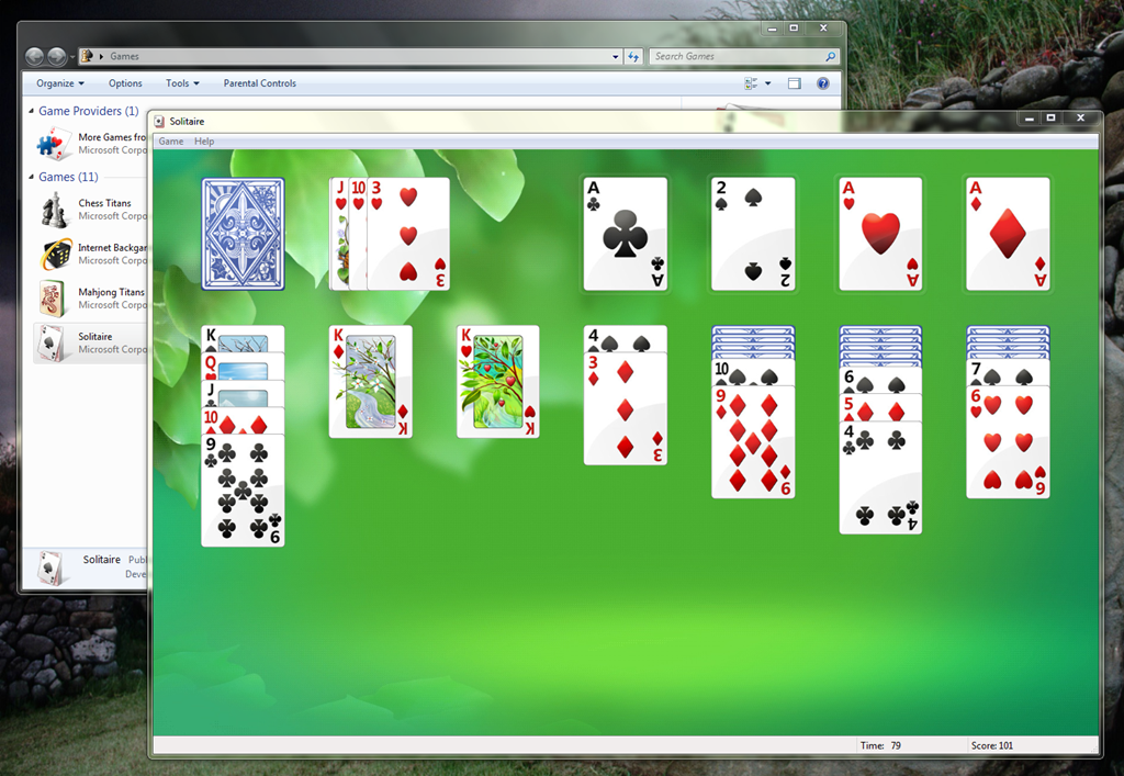 Играть пасьянс червы. Игра FREECELL Windows 7. Пасьянс Windows 7. Игры Майкрософт для Windows 7. Карточные игры на виндовс 7.