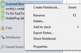 Evernote Notebook Sharing Windows