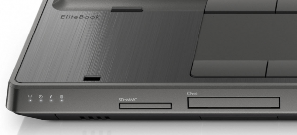 HP Elitebook 8560w CFast Slot Closeup