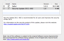OS X Security update