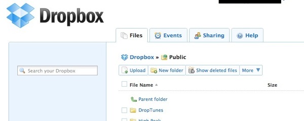 download folder dropbox public