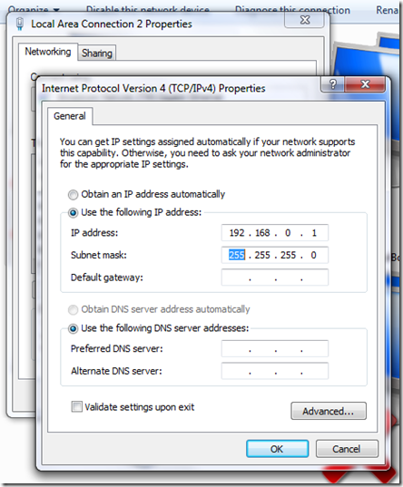 IP Address in Windows 7