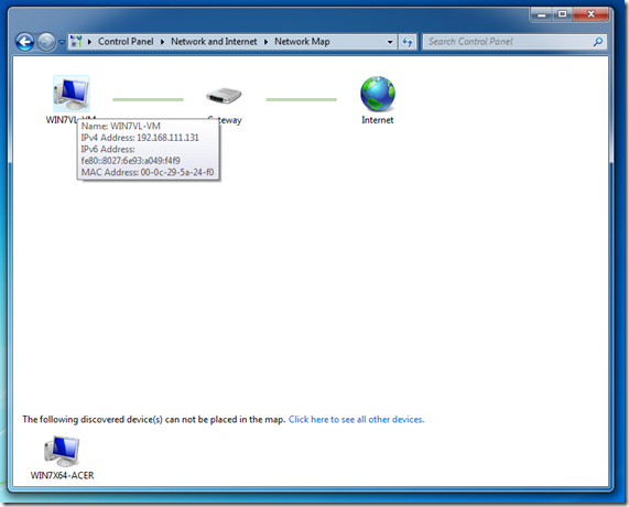 Network Connection Details