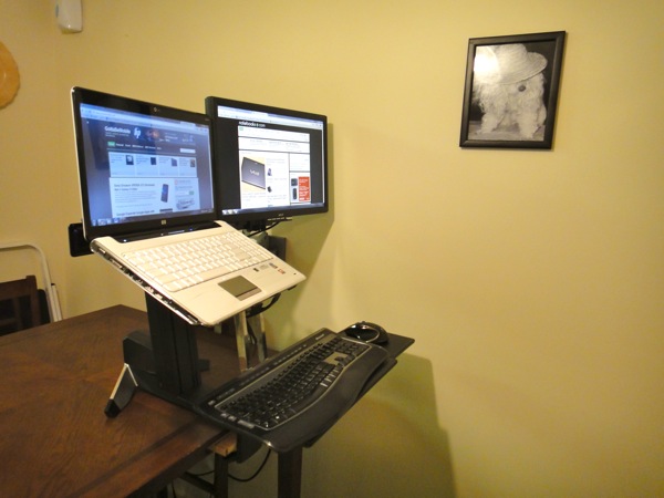 WorkFit s review standing desk