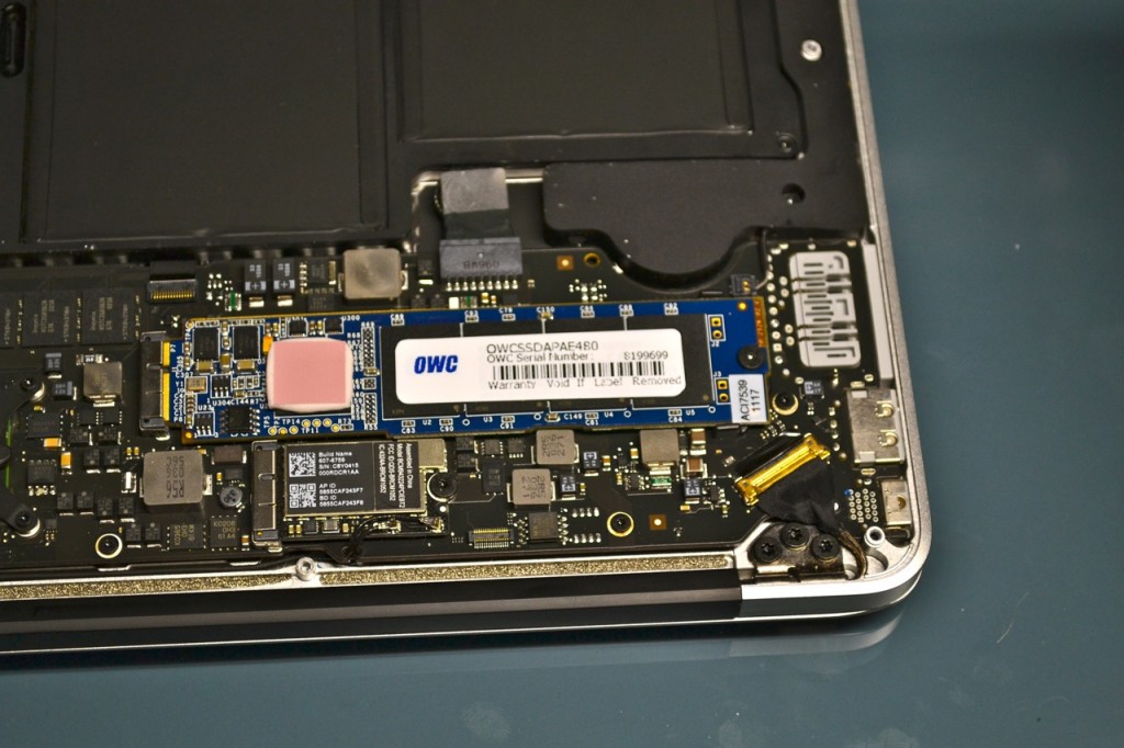 change solid state drive for macbook air