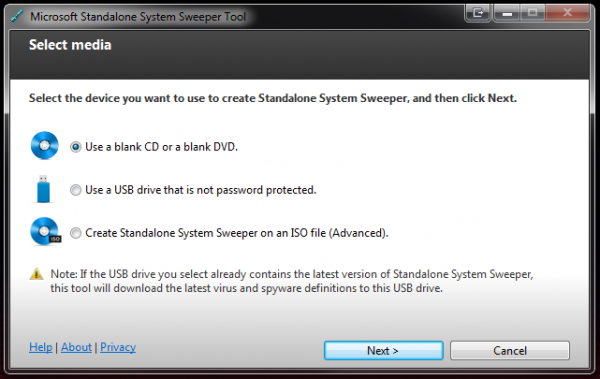 Microsoft Standalone System Sweeper