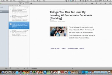 Reader for Mac Interface