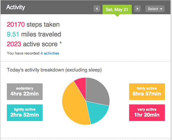 fitbit activity