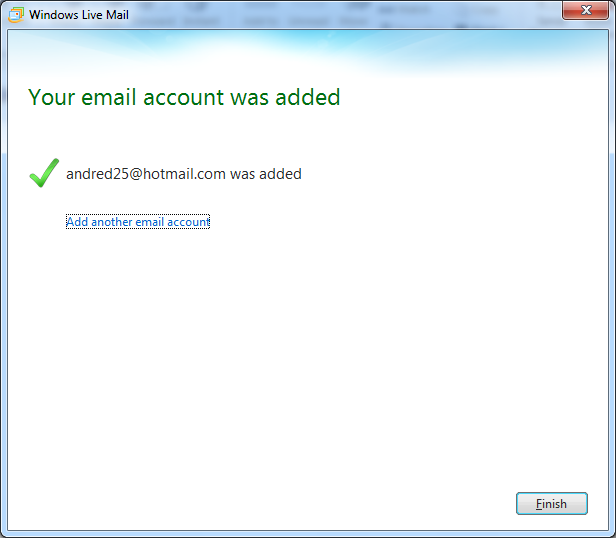 Send or receive emails from other accounts using Hotmail Windows Live