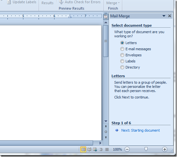 how to do a mail merge in word 2010 for labels