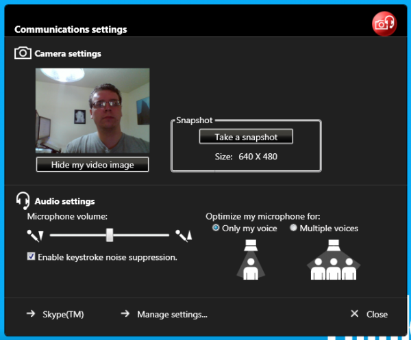 ThinkPad E220s VOIP Controls