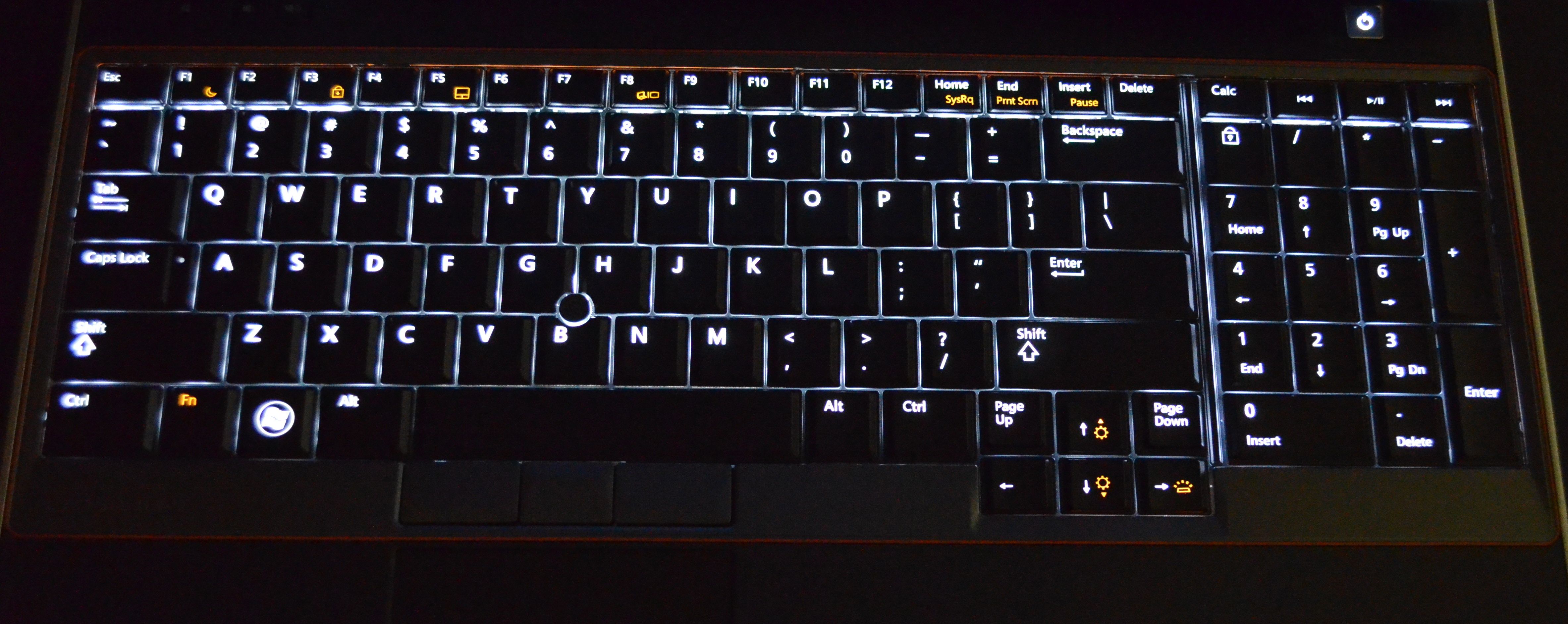 dell laptop backlit keyboard