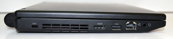 ThinkPad X120e left side