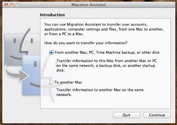 migration assistant mac to pc what are shared files