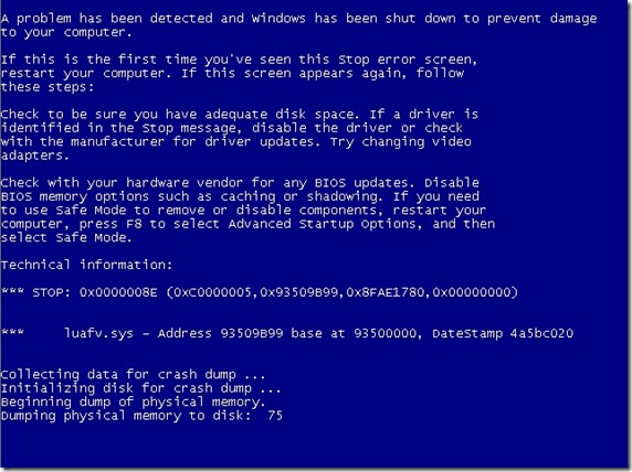 Blue Screen