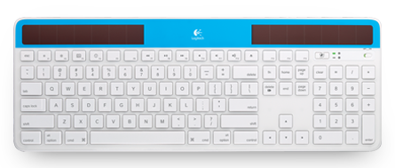 logitech solar powered keyboard mac battery level
