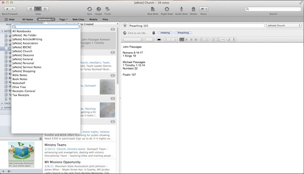 evernote for mac os x