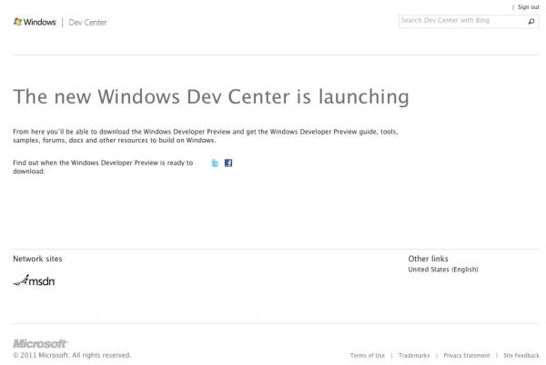 Windows Developers Site