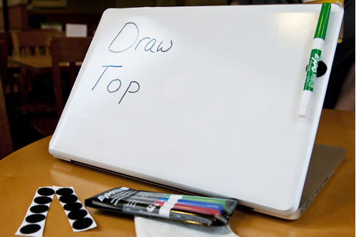 DrawTop Laptop Whiteboard Sticker