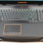 Alienware M17x keyboard and touchpad