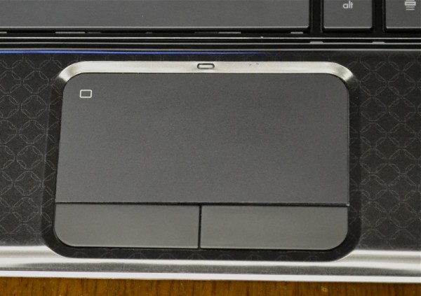 HP DV 4T Touchpad