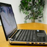 HP DV4t Left side viewing angle