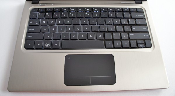 HP Folio Ultrabook keyboard and touchpad